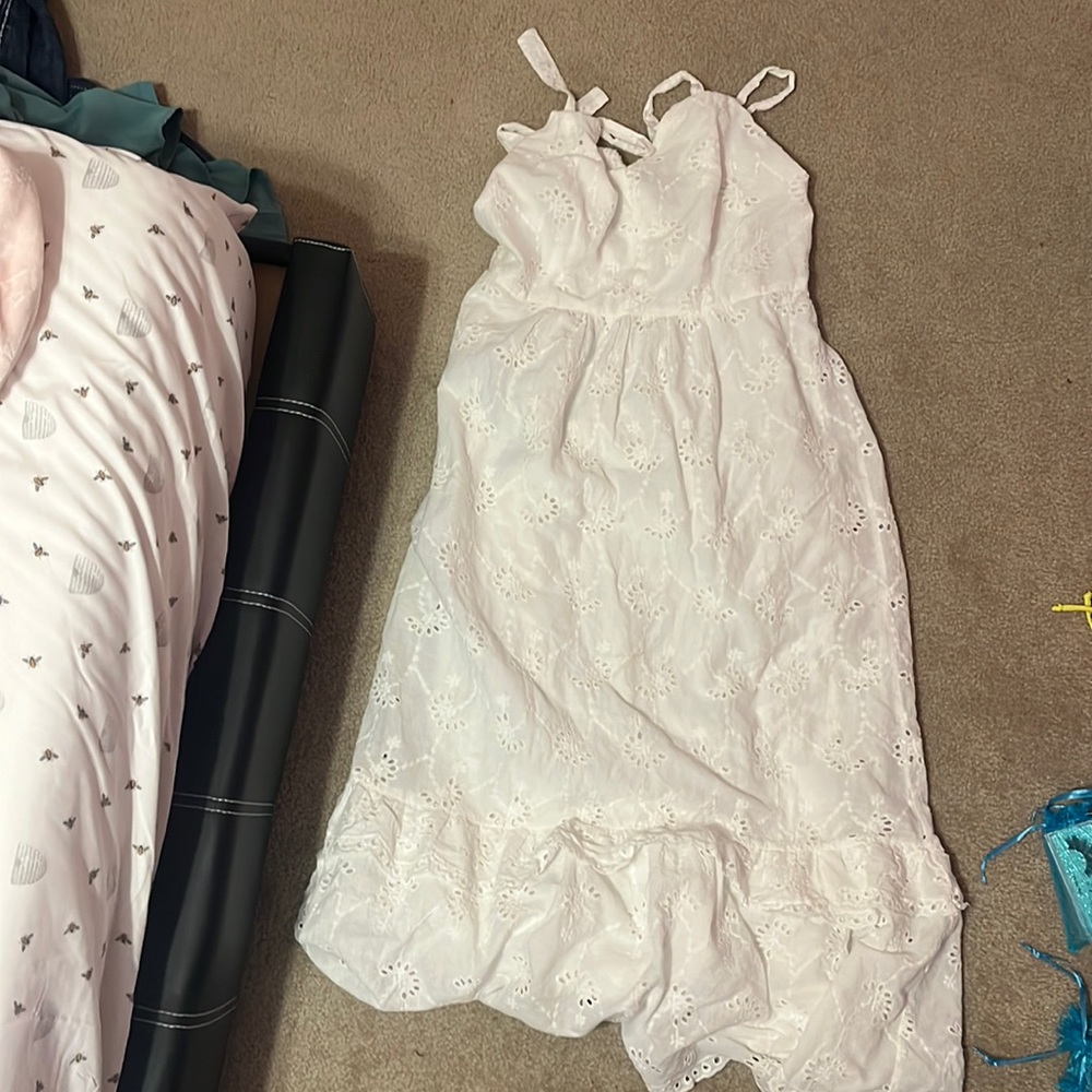 White long dress